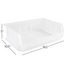7138018 | 16½ x 10⅞ x 5 Clear AkroBin® | Stackable, versatile, durable, and affordable.
