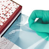 7158236 | Dental barrier film. Available in a variety of translucent colors. 1,200 sheets per roll.