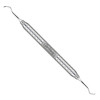 7147523S | Hu-Friedy Columbia 13/14 Curette Satin Steel | Feature ergonomic Satin Steel® handle.