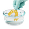 Disposable Edentulous Impression Trays Small (Yellow) Lower | Rigid polymer is easily reshaped in hot water, if needed.