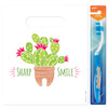 11098168 | Practicon 7 ¾ x 9 Sharp Smile Bags 100/Pack | Our colorful, 2-sided Patient Bags feature a fresh, dental-themed design to make your patient home care packages stand out.
