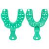 7158229 | Disposable Edentulous Impression Trays Medium (Green) Lower