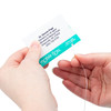 Mobile Floss™ 2 Flossing Teeth Business Cards Trial Pack 11 yds. 100/Pack | Personalized with your 5-line black imprint of up to 35 spaces per line.