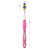 71213134 | GUM Tooth & Tongue Adult Toothbrushes 12/Pack | Tooth & Tongue Toothbrushes come in assorted colors. 12 per pack.