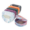 7086011P | Personalized Designer Marbled-Color Retainer Cases | Six assorted colors.