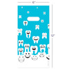 11098147 | Die-cut handles. Tough, white 2.8 mil plastic. 100 per pack.