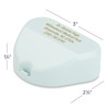 7010365P | Personalized Pastel Color Retainer Cases 12/Pack