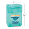 SmileGoods® Personalized Mint Waxed Dental Tape 12 yds.