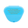 Personalized Neon Color Carier Retainer Cases 12/Pack | Durable, compact appliance cases