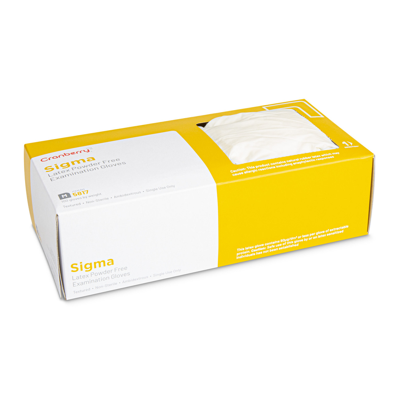 Cranberry® Sigma™ Latex Exam Gloves 100/Box | Practicon, Inc