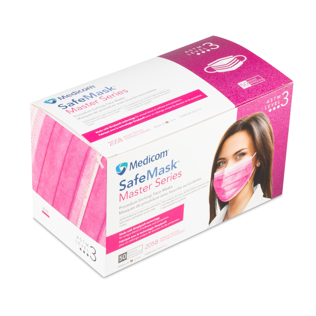 SafeMask® Master Series™ Level 3 Face Masks 50/Box