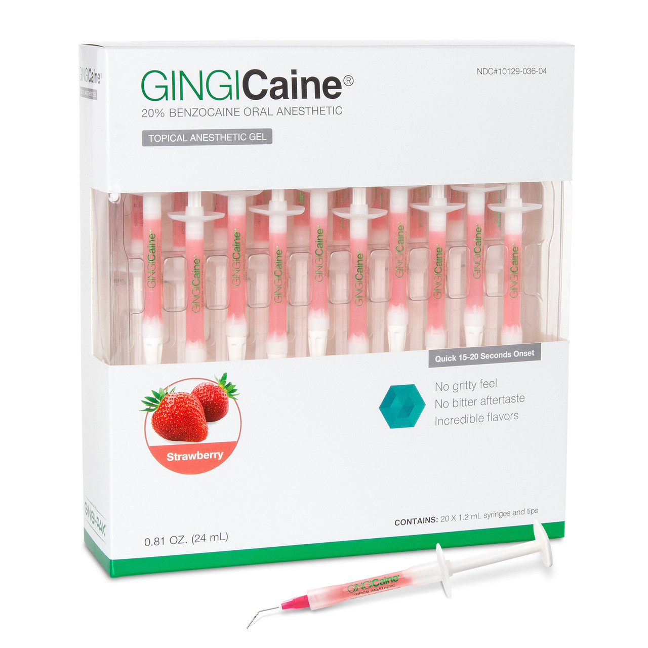 GINGICaine® Syringe Kit | Topical Anesthetics | Practicon