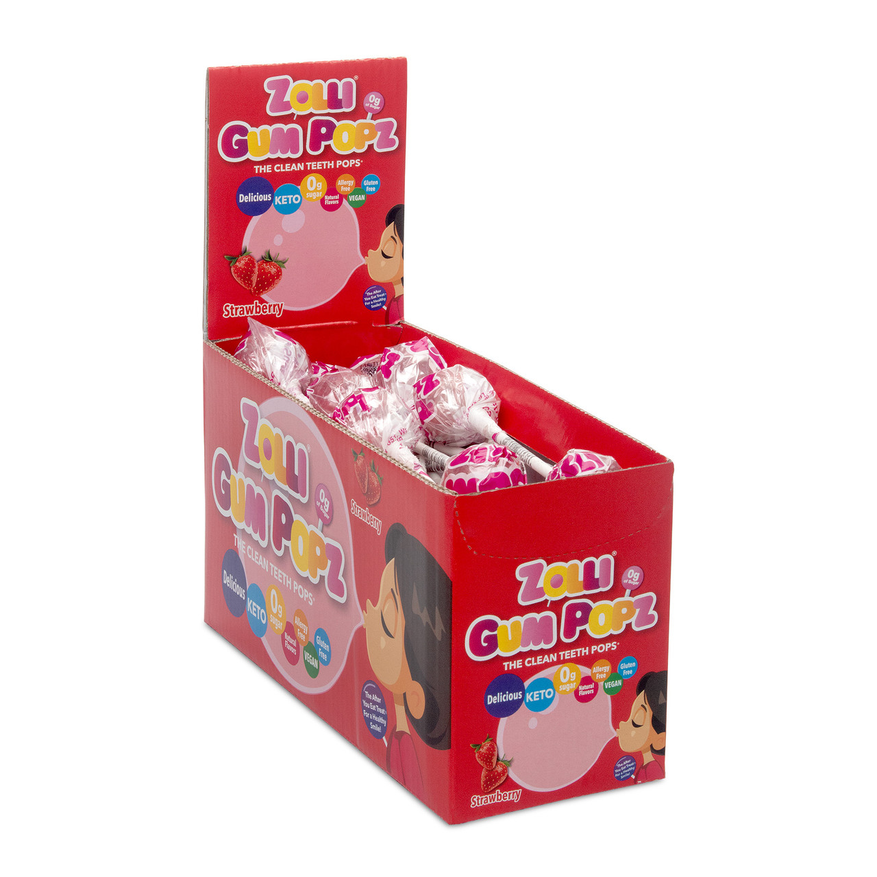Zolli® Gum Pops® Display 40/Pack | Practicon Inc