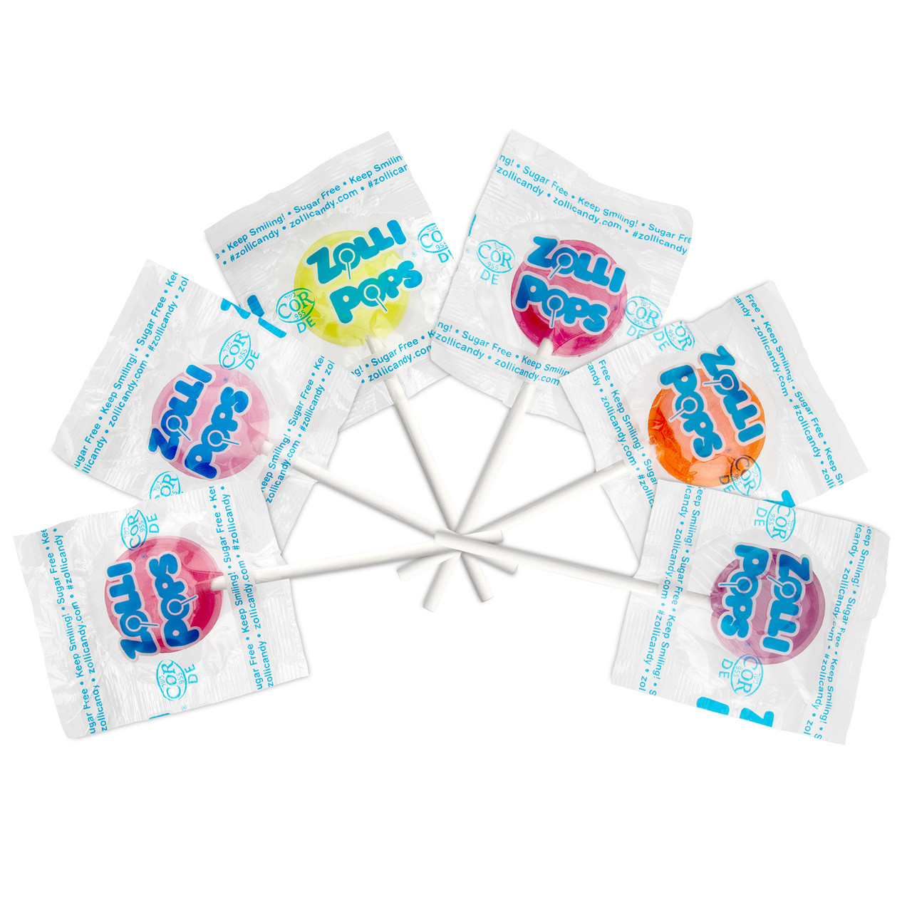 Zollipops® Original Assorted Hex-Shaped Canister | Practicon