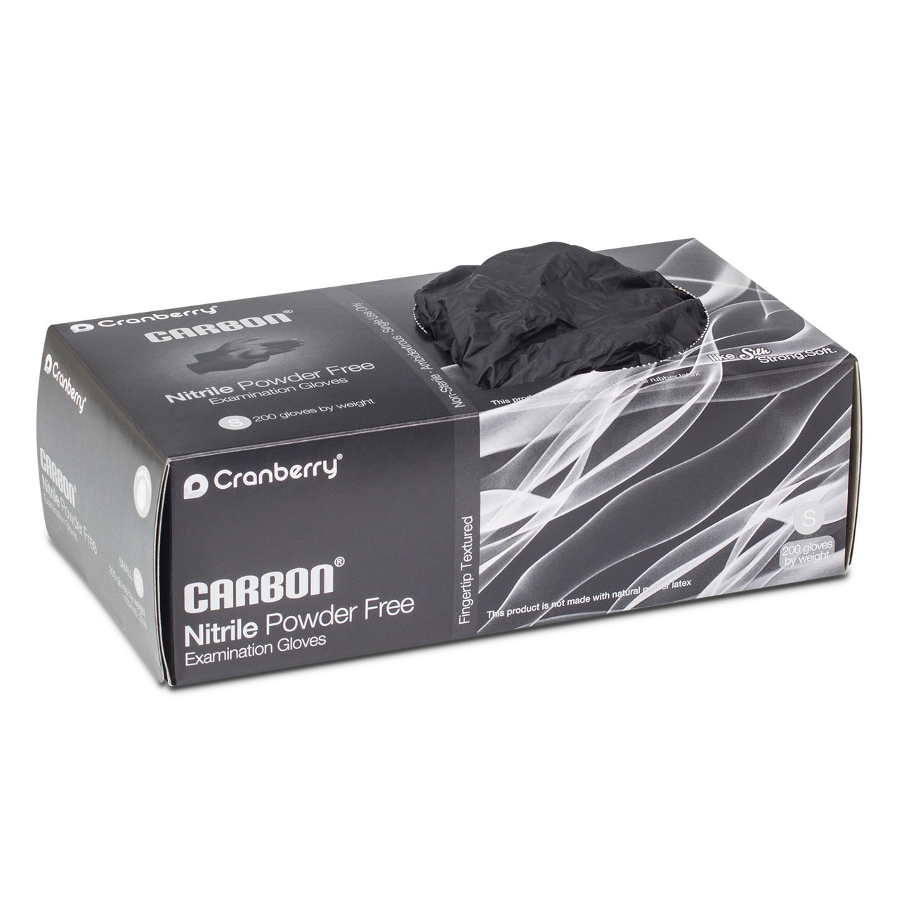 Cranberry Carbon Black Powder-Free Nitrile Gloves 200/Box