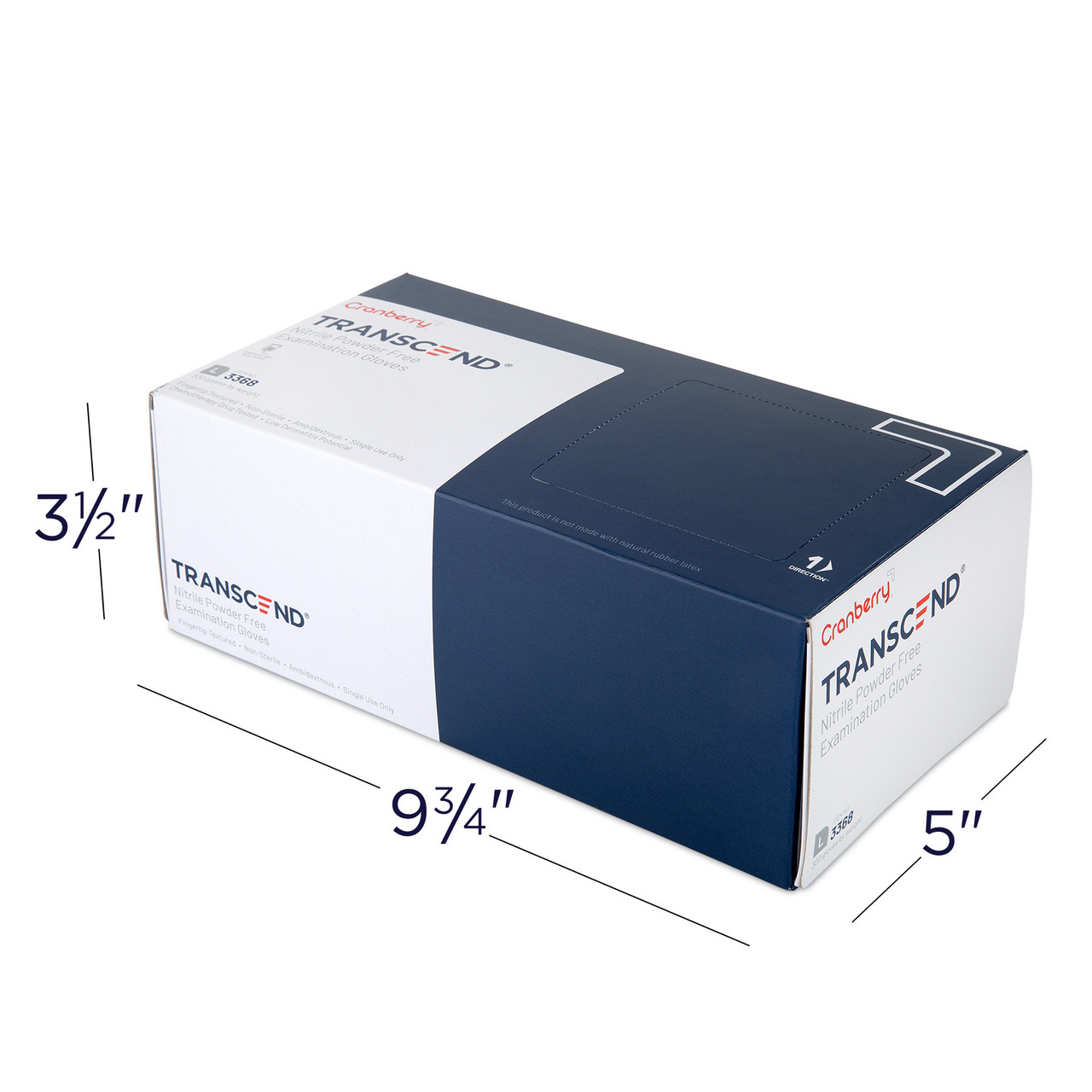 Cranberry® Transcend™ Nitrile Gloves 300/Box