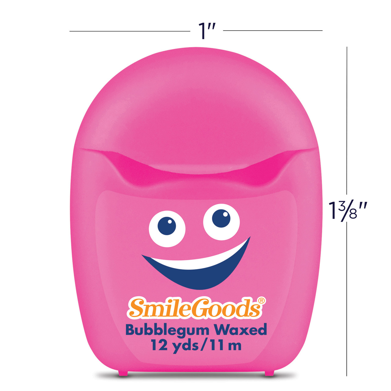 SmileGoods® Cuties™ Bubblegum Dental Floss 12 yds. 72/Case