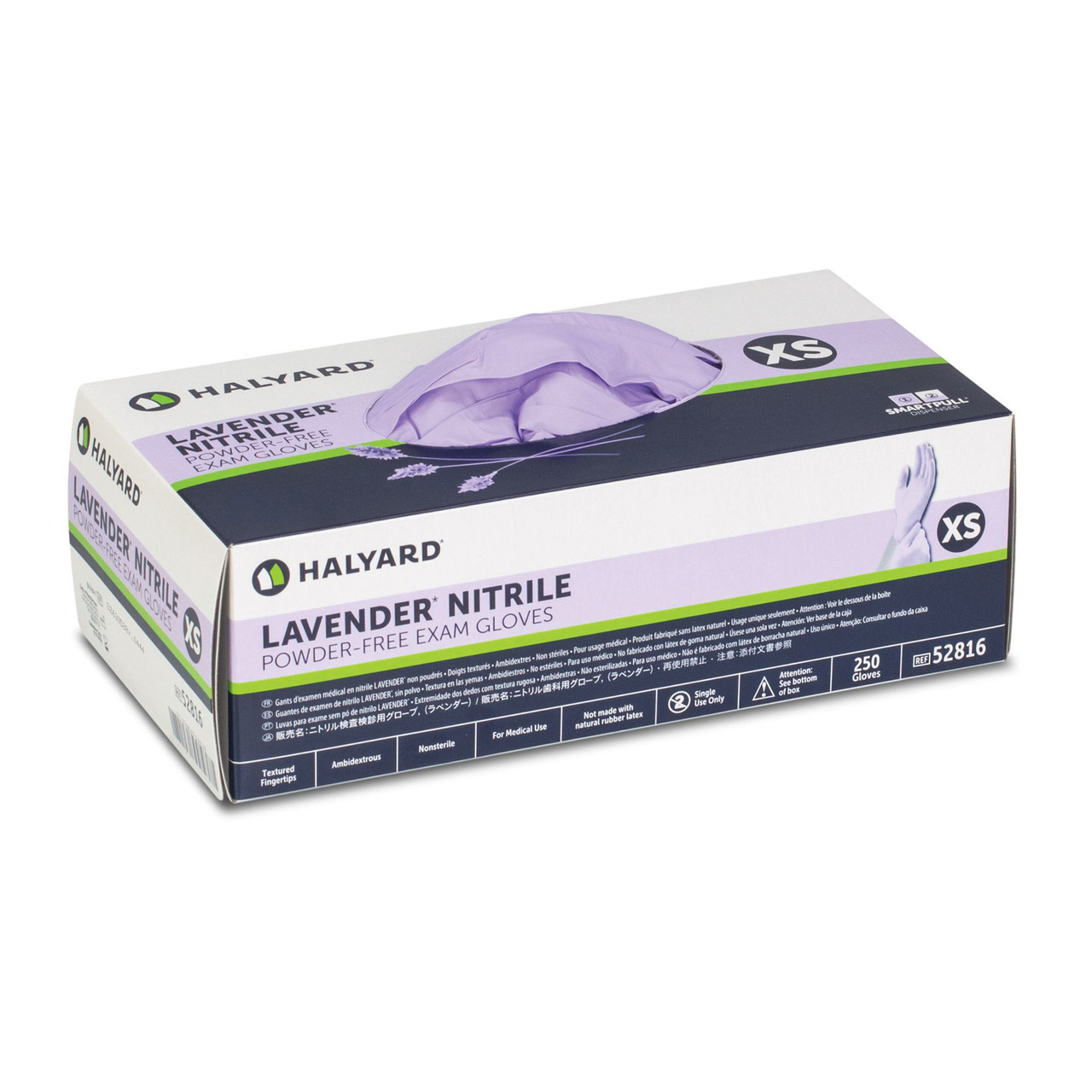 Halyard Lavender Nitrile Exam Gloves 250/Box Practicon Inc