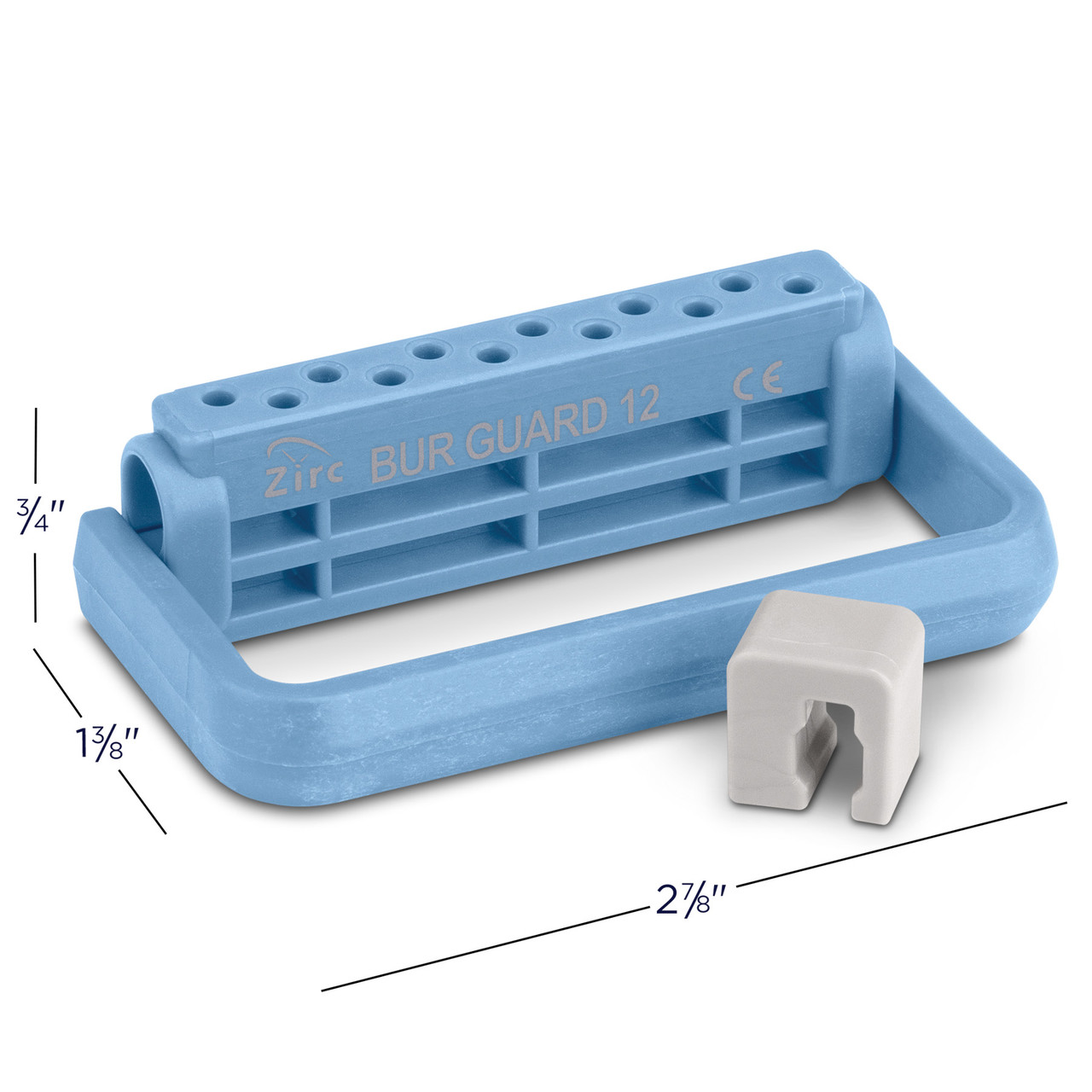 LGのBio Guard Zirc 12 Hole Steri-Bur Guard | Practicon Inc
