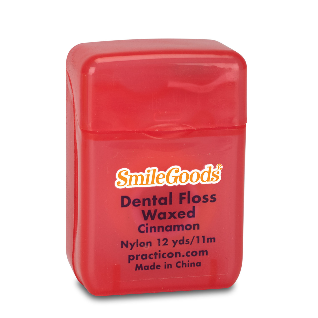 SmileGoods Cinnamon Waxed Dental Floss 72/Case | Practicon Inc