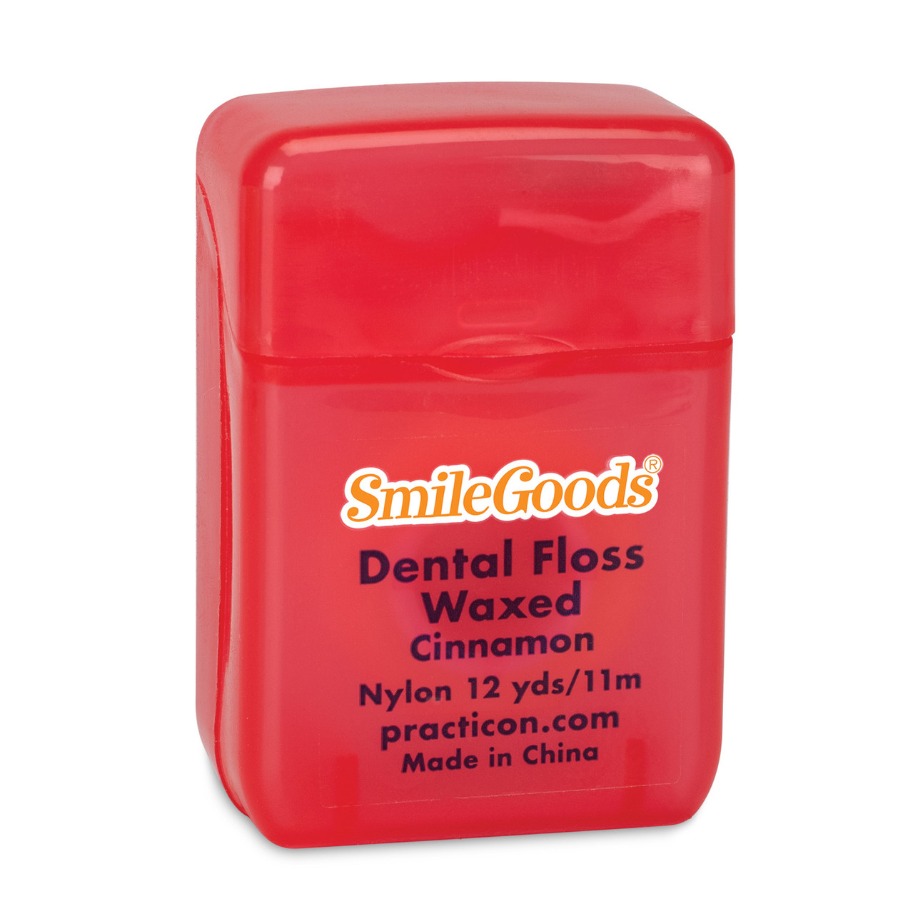 SmileGoods® Cinnamon Waxed Dental Floss 12 yds. 72/Case
