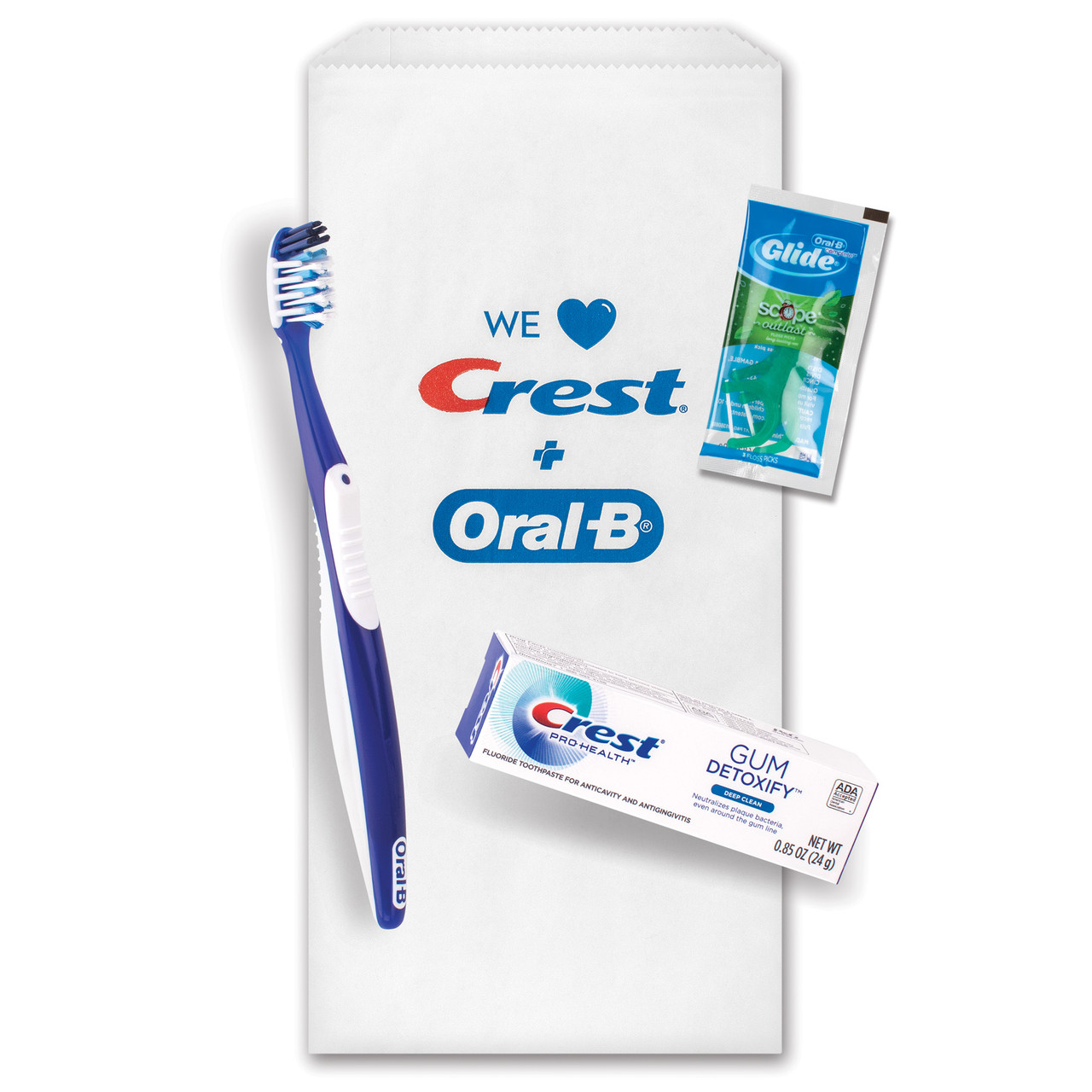 Oral-B CrossAction All-in-One Manual Bundle 72/Pack | Practicon Inc
