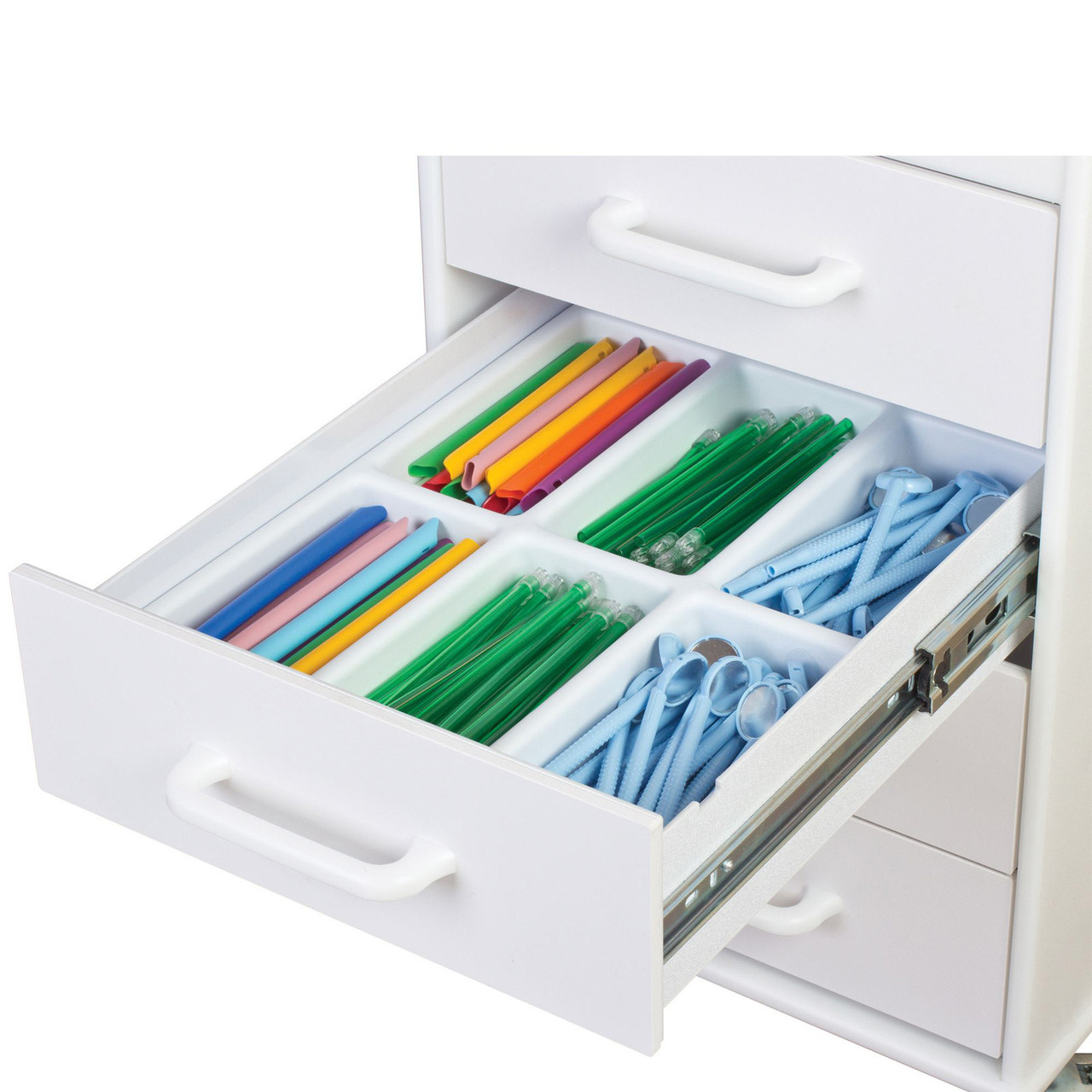 Six Compartment Cart Drawer Organizer | Practicon Inc