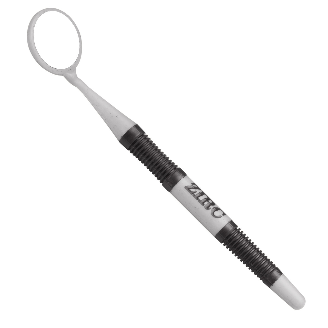 Miroirs Dentaires Zirc Dental 50Z364 - Lot De 12, Poignée Souple Gris/noir, Neufs, Fabriqués Aux USA