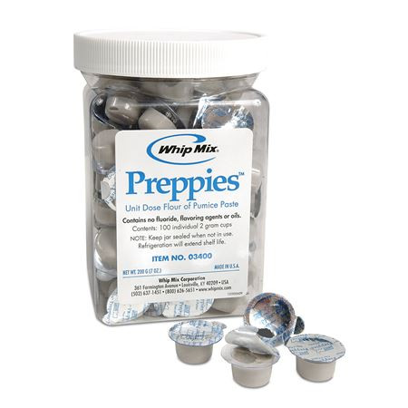 Whip Mix Pumice Preppies 100/Pack | Practicon Inc