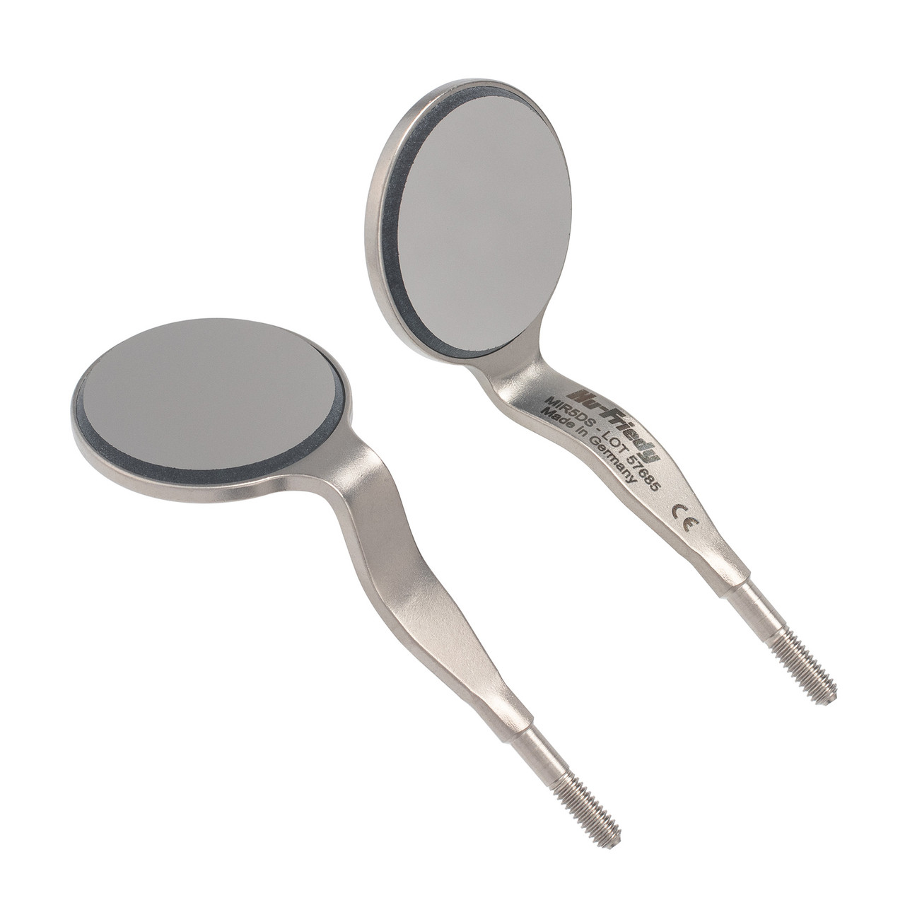 Hu-Friedy Double-Sided Rhodium Size 5 Cone Socket Mirrors 6/Pack