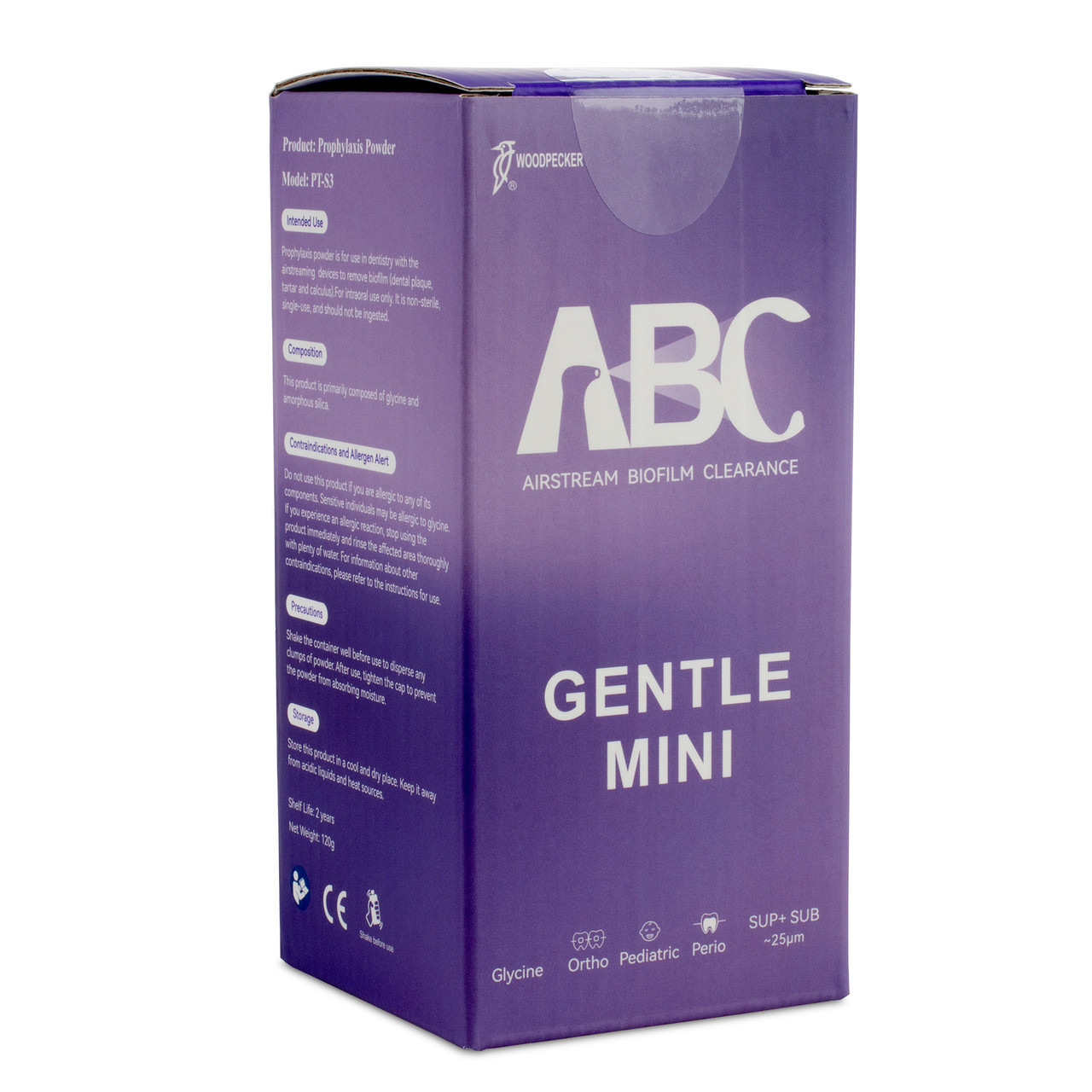 Woodpecker Gentle Mini Subgingival Prophylaxis Powder | Practicon Inc