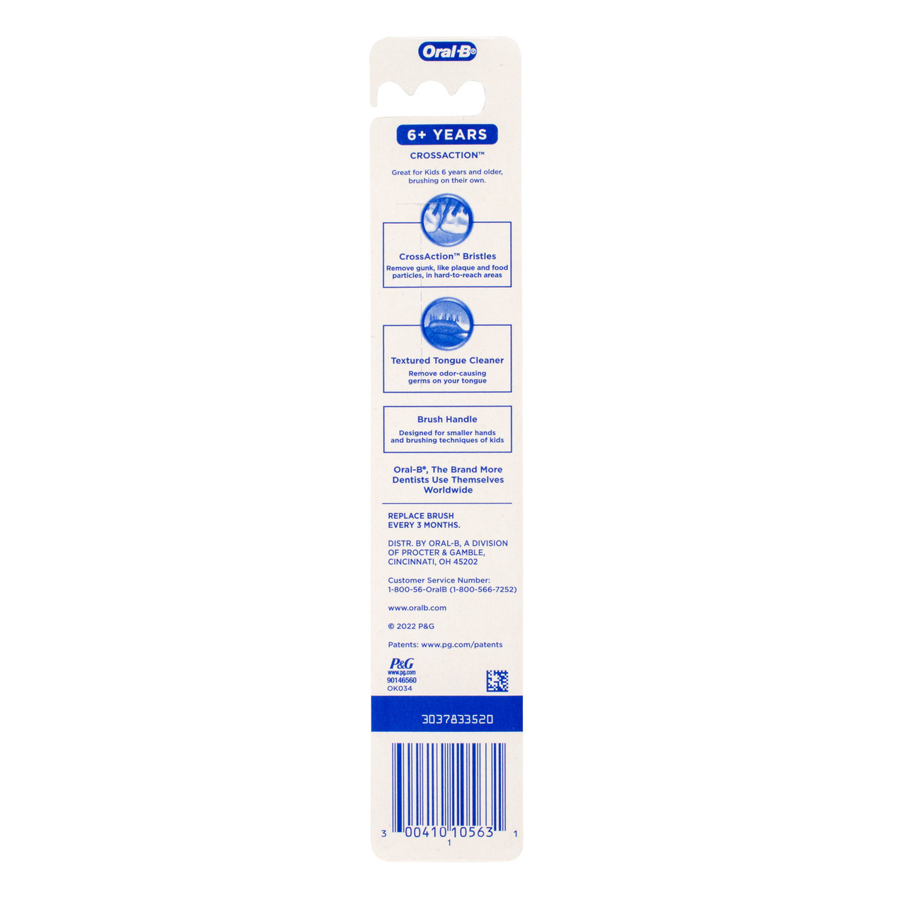 Oral-B 6+ Years Child Toothbrushes Bulk 72/Pack | Practicon