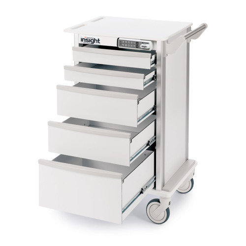 Insight Storage Cart with 5