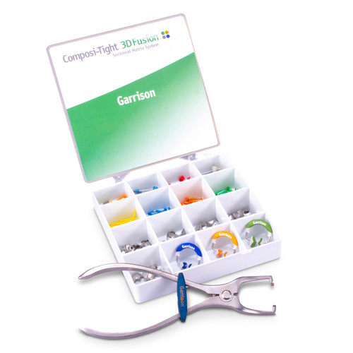 Sectional Matrices, Rings & Kits Garrison® Dental Solutions Garrison Composi-Tight® 3D Fusion™ Matrix System with Firm Bands 71172310 Sectional Matrices, Rings & Kits Garrison® Dental Solutions Garrison Composi-Tight® 3D Fusion™ Matrix System with Firm Bands 71172310