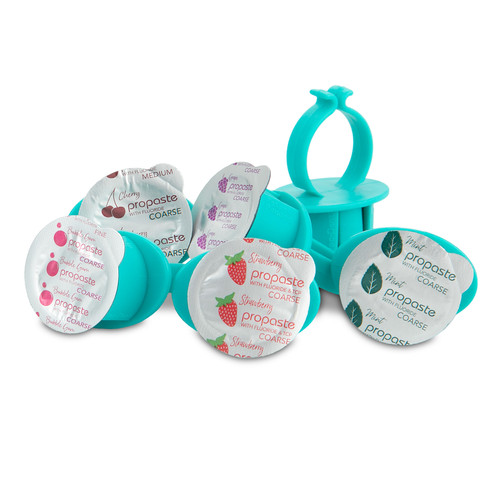 70752180 | Pre-assembled prophy rings and paste, built for convenience.