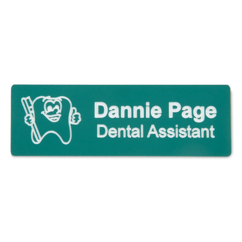 Personalized Rectangle Color Name Badge