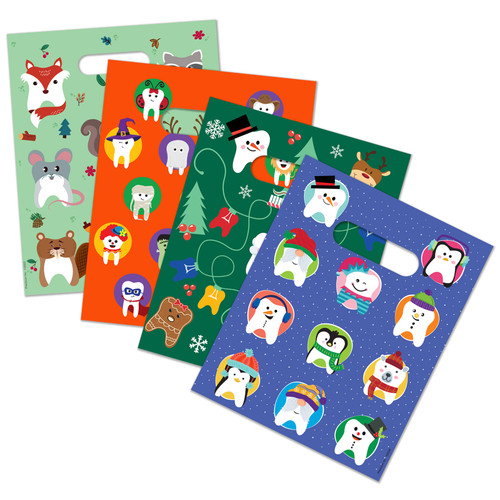1017108 | 8 x 10 Seasonal Characters Bag Assortment 400/Pack