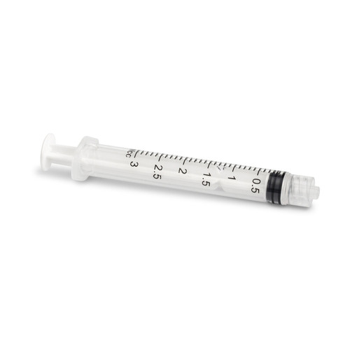 Plasdent 3CC Luer Lock Syringes 100/Box 70103231