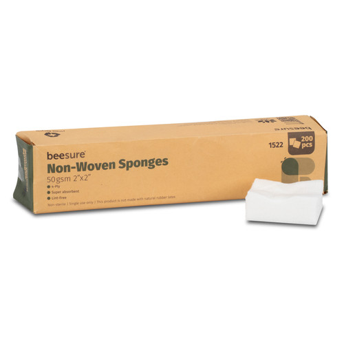 Beesure® Beesure® 2x2 Premium Non-Woven Sponges 5000/Box 7018354