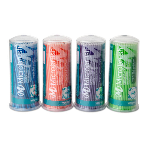 Microbrush Tube Series Applicators, Regular, Assorted, 400/Pk, MRA400 thumbnail 13