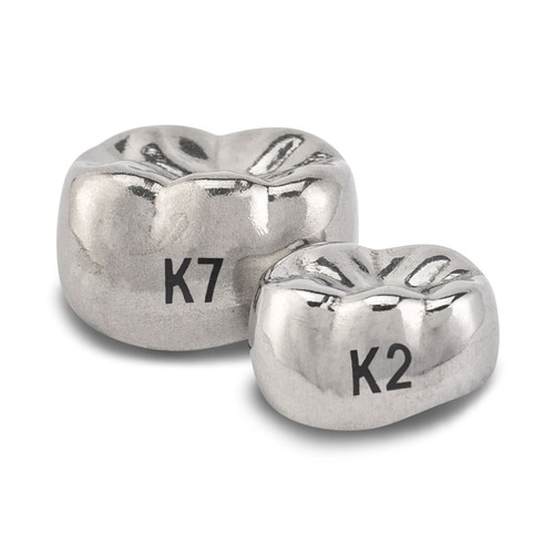 Acero Crowns Acero XT Lower Left Second Molar "K" Refill 5/Pack 7140564