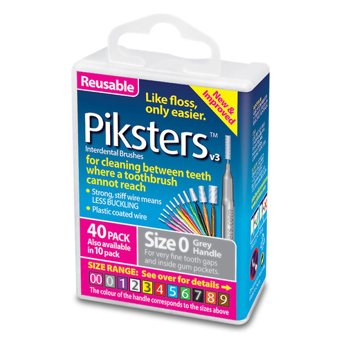 UniPack Medical Piksters Interdental Brushes 40 Pack 40/Box 7140478