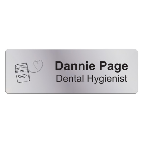 Personalized MetaLite 2-Line Name Badge