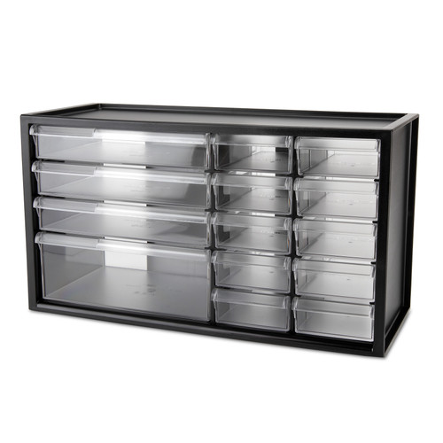 Black 14-Drawer Benchtop Cabinet Black 14-Drawer Benchtop Cabinet