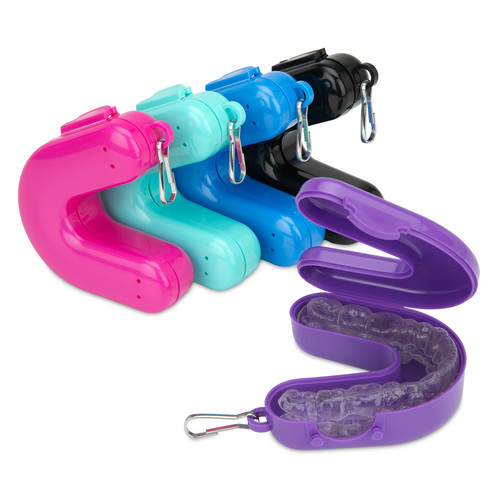 SmileGoods® Ucase Aligner Case 25/Pack | Available in a variety of bold, glossy colors. 25 cases per pack.
