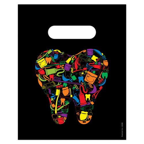 8 x 10 Vibrant Iconic Molar Bags