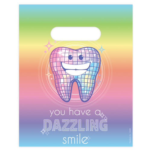 8 x 10 Dazzling Smile Bags | 100 per pack.