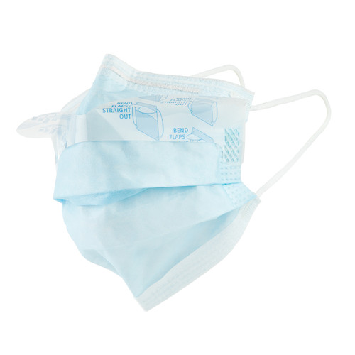 Surgical Earloop Face Masks with Bottom Gap Shield 40/Box