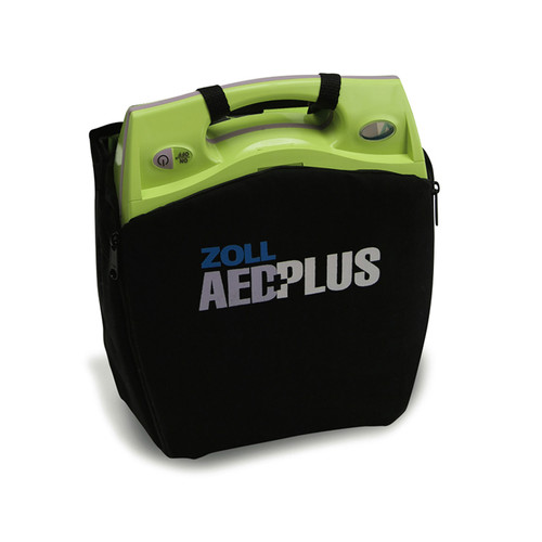 ZOLL AED Plus® Semi-Automatic Defibrillator Bundle | ZOLL AED Plus® Defibrillator with professional cover.