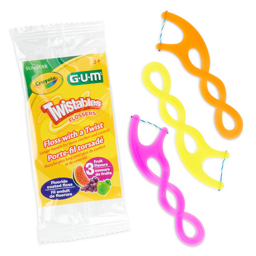 71016361 | Crayola® Kids Twistable Flosser Trial Packs 48/Pack